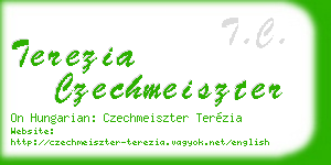 terezia czechmeiszter business card
